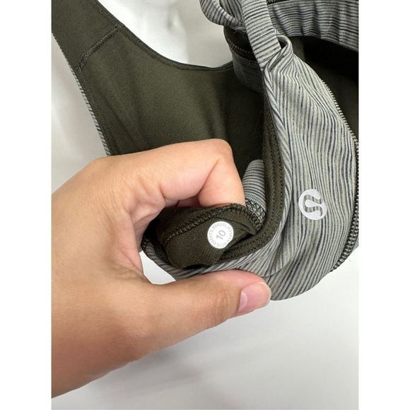lululemon athletica energy bra Green moss size 10 - Picture 4 of 6